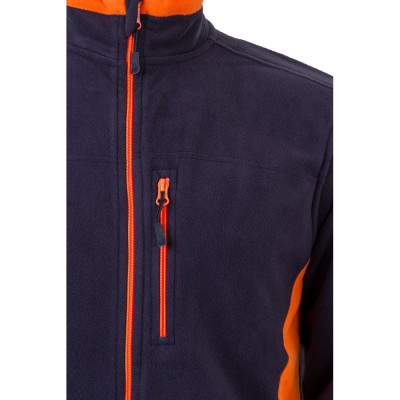 VL GERAS. Two-tone fleece jacket (220g/m²) in polyester (100)